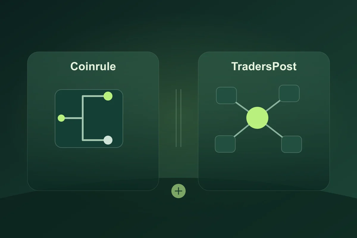 Two configuration routes leading to separate accounts and an existing holding