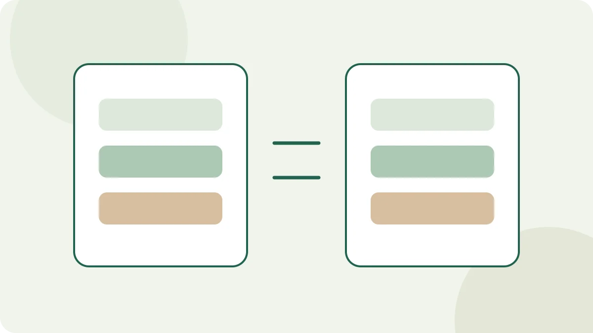 Illustration comparing spread, commission and funding components across two trading accounts.