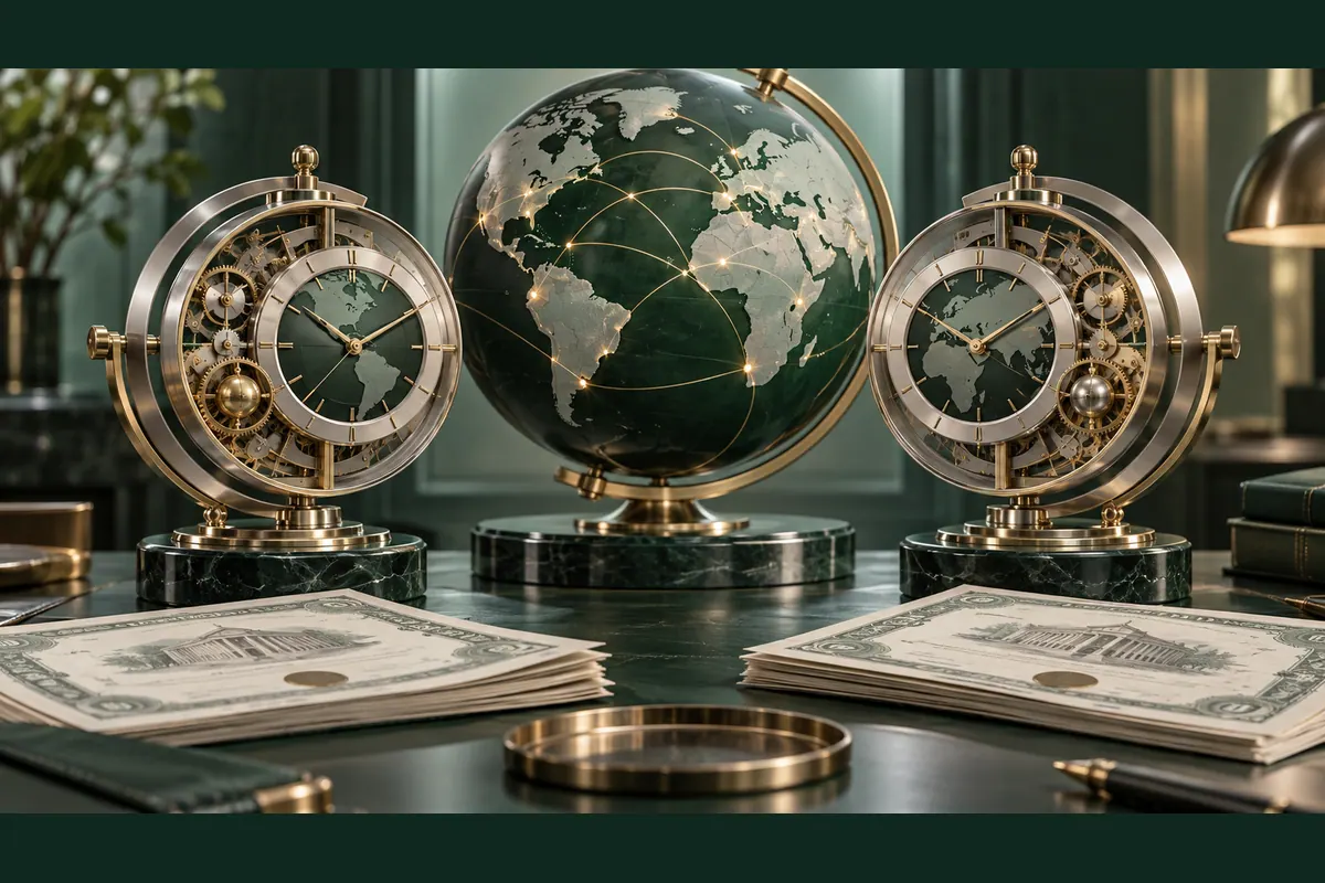 Choosing an account by market, currency and portfolio instrument type