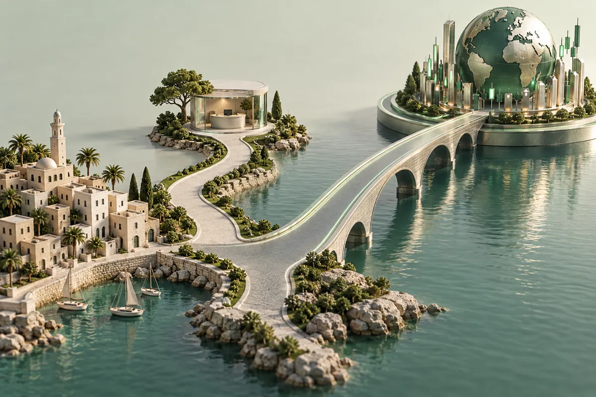 Two routes to a global market, directly or through a local service desk
